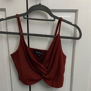 Lulus knot crop top